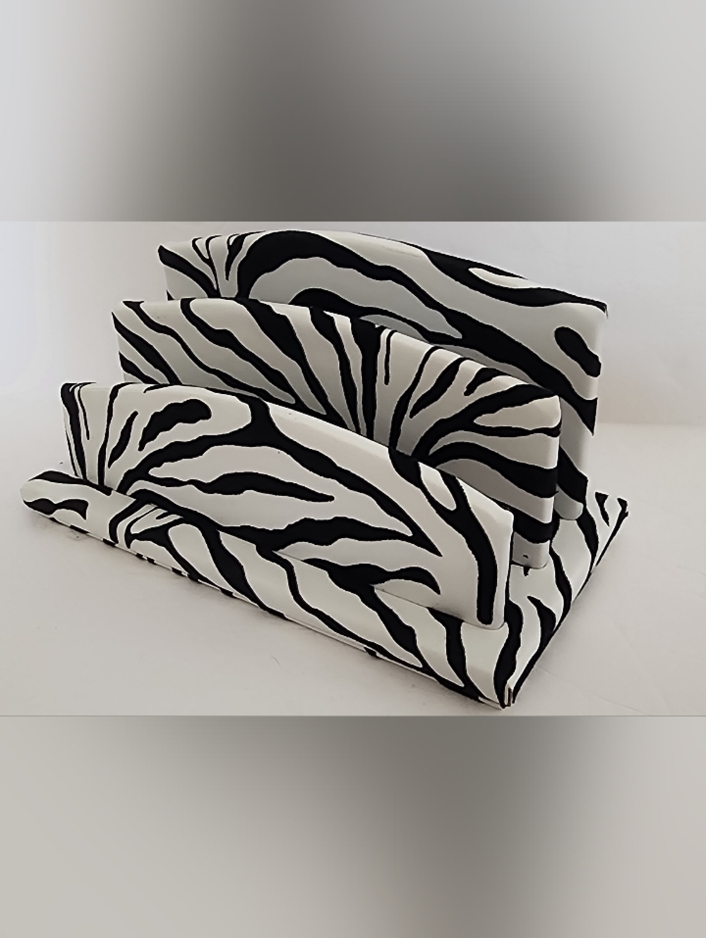 NWT! Zebra Print Paper,Multipurpose Holder!